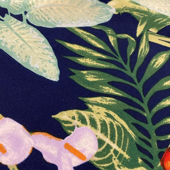 Entro Tropical Print Swim Cover Up Shift Dress Size Large - Picture 6 of 6